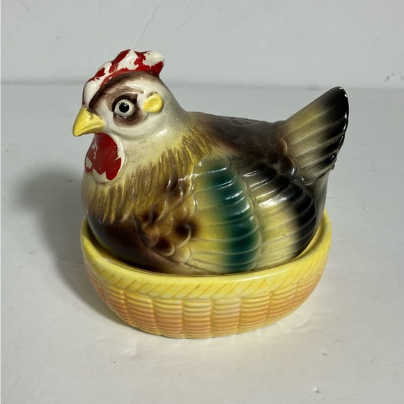 Vtg Kelvin’s Japan Nesting Chicken Salt & Pepper Shaker’s - Picture 1 of 7